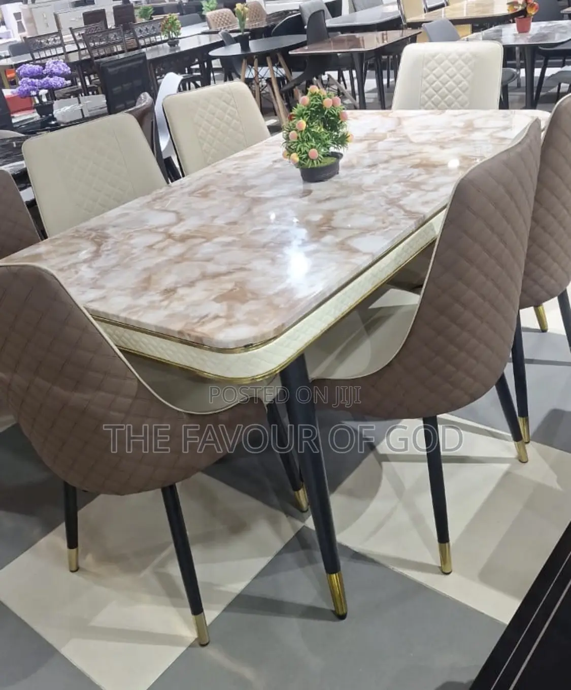 Luxurious 6seater Marble Dining