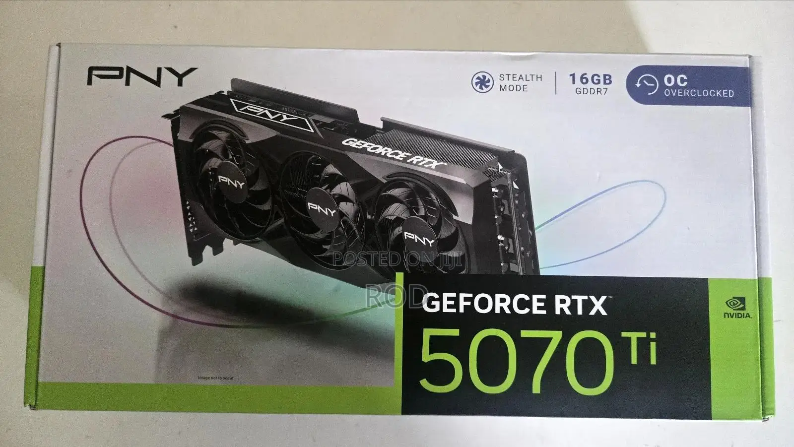 Pny Nvidia Geforce Rtx 5070 Ti Oc Triple Fan Plus, Graphics Card 16gb
