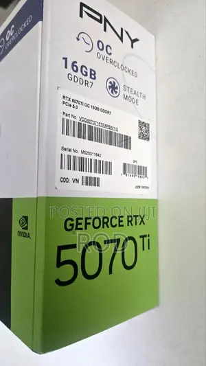 Pny Nvidia Geforce Rtx 5070 Ti Oc Triple Fan Plus, Graphics Card 16gb