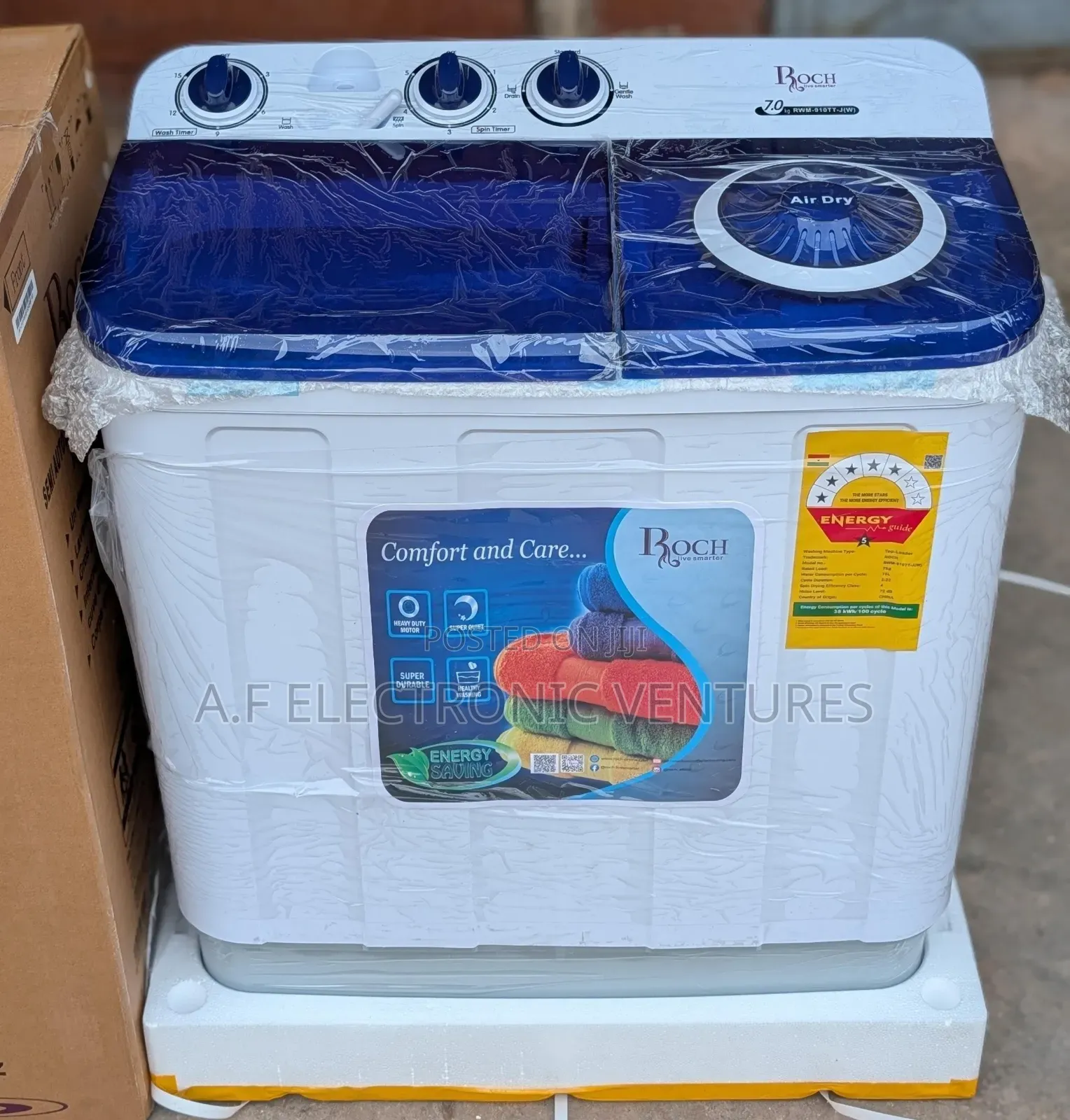 Roch 7kg Semi-Automatic Washing Machine