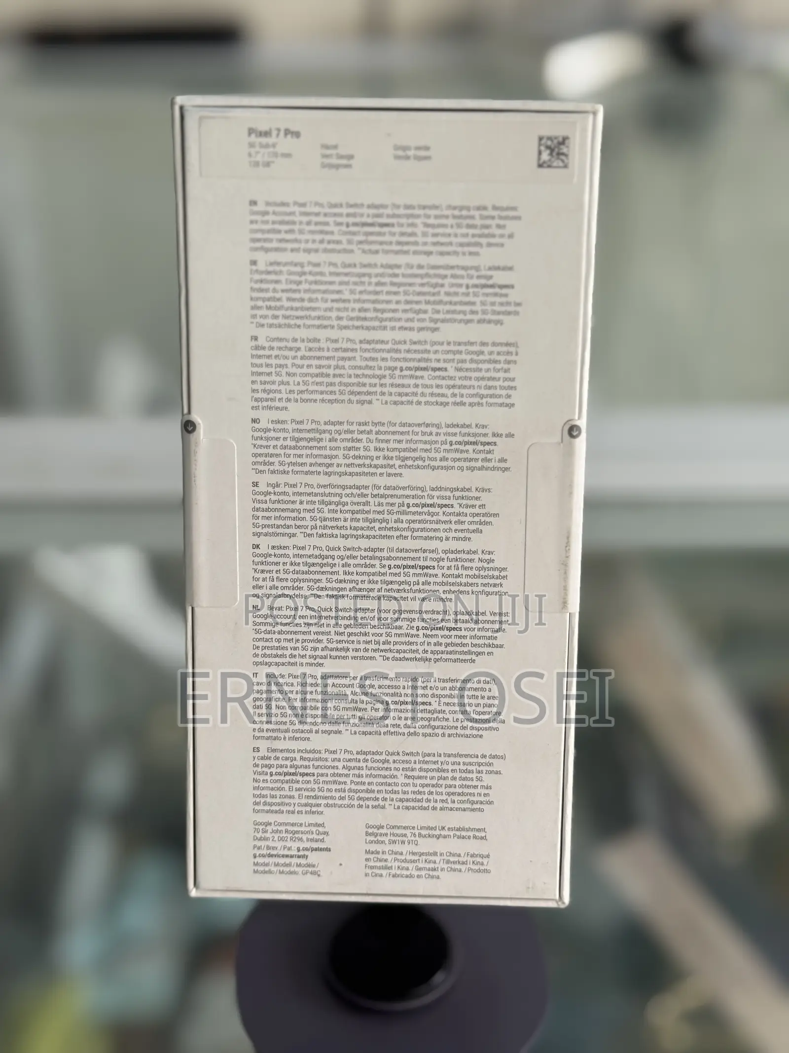 New Google Pixel 7 Pro 128 GB Green
