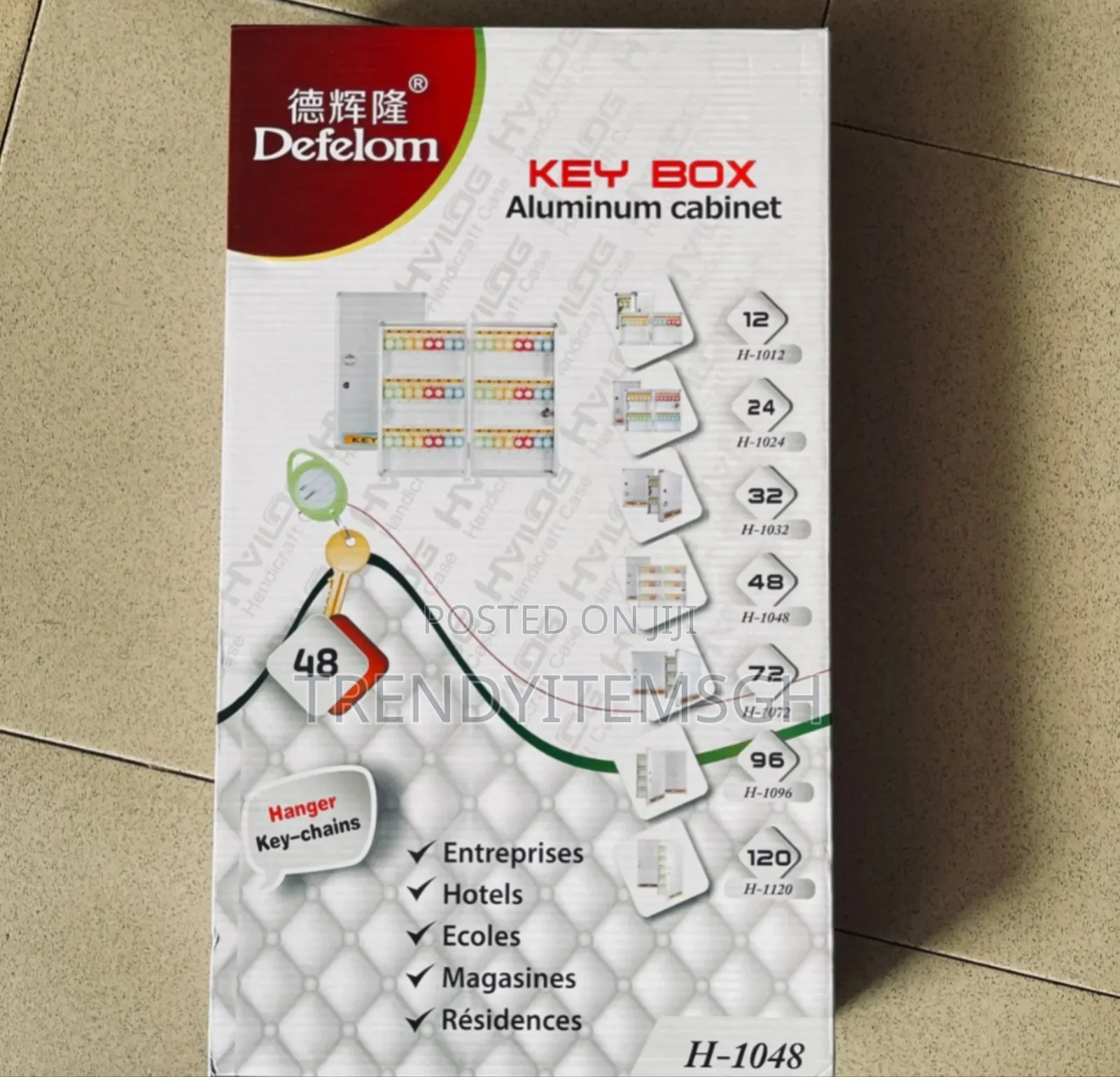48 Hanger Key Chains Storage Box