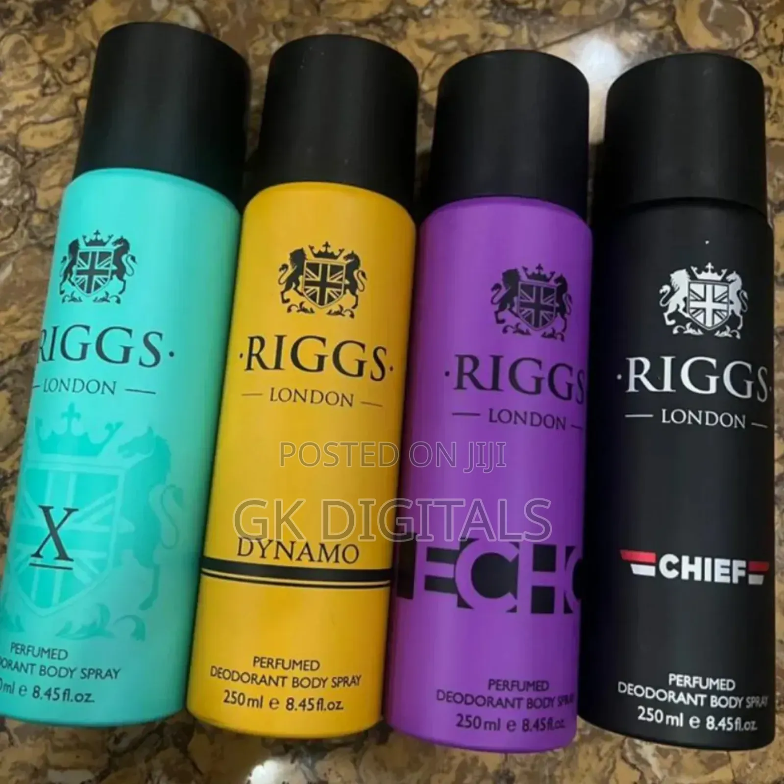 Riggs London Perfumed Body Spray 250ml | Long-lasting