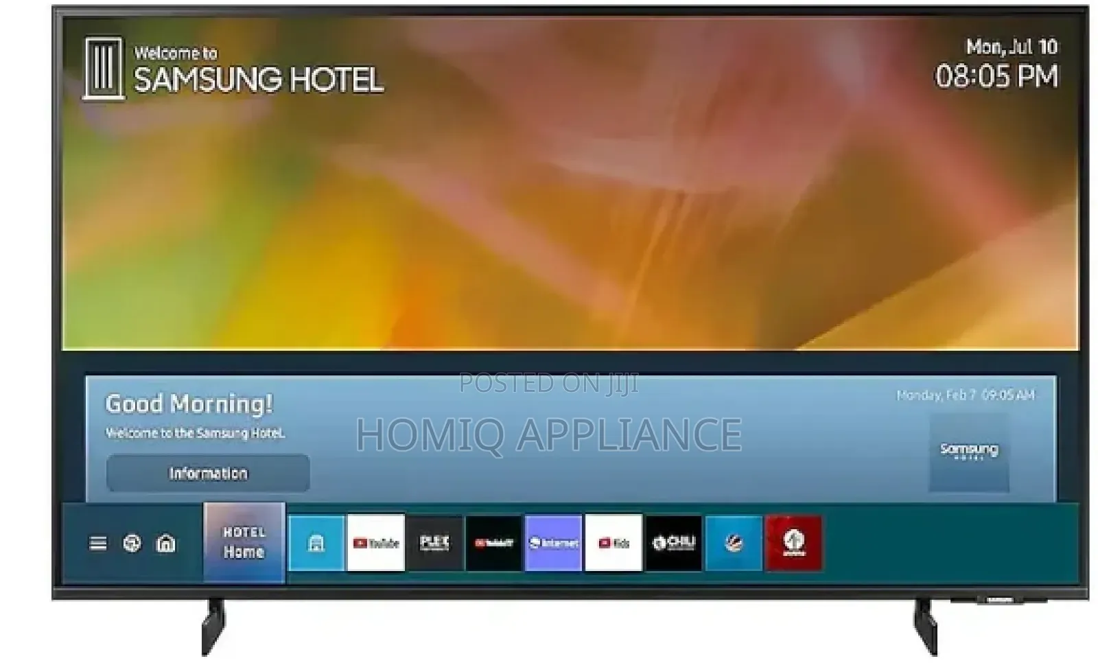 Samsung Hau8000 Crystal 55" Uhd Hotel Tv, Hg55au800auxue
