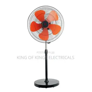 Focus 16inch Standing Fan - Red/Black
