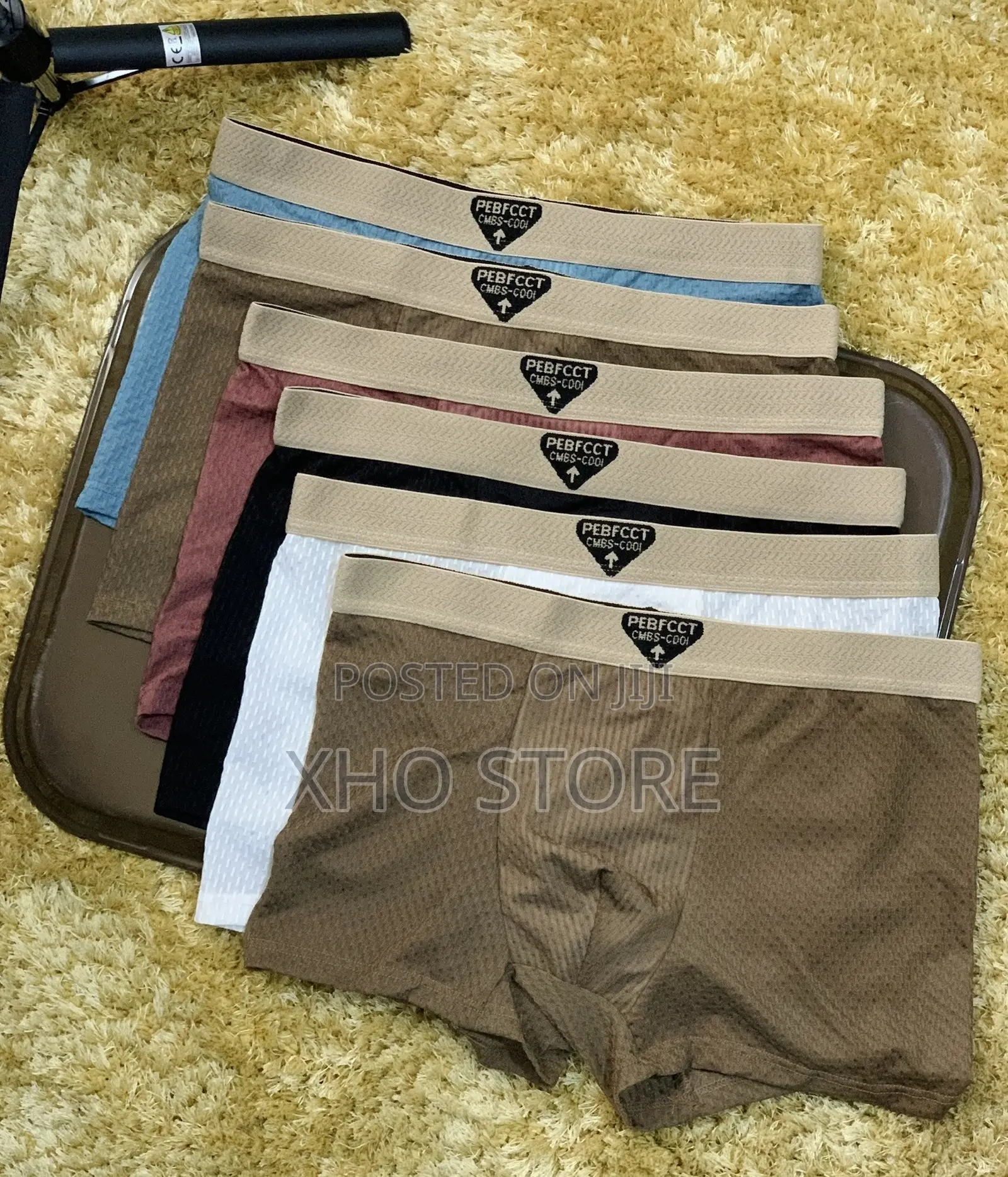 5-Pack Men's Ice Silk Boxer Shorts:Ultra-Breathable Seamless Underwear