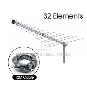 Cdl Ck Logarithmic Tv Antenna 32 Element - Black