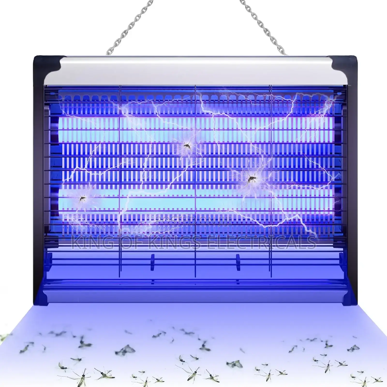 Led Mosquito and Fly Trap Lamp(8w) - White/Black