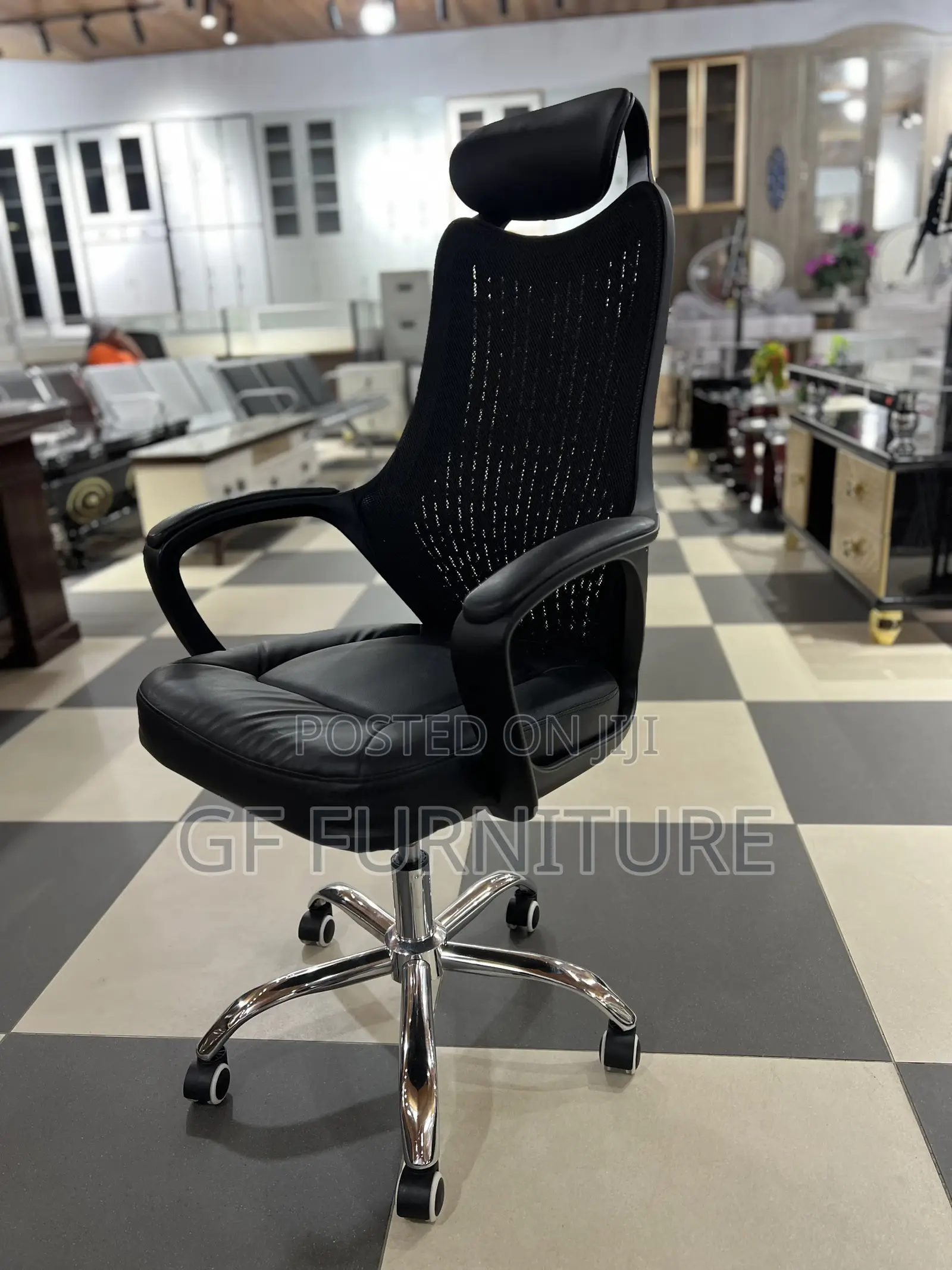 High-Back Executive Mesh Swivel Chair