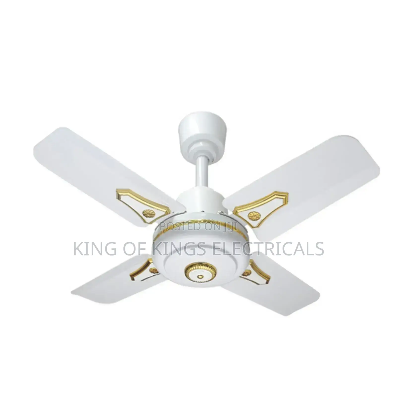 CDL Best Quality 24"(Short Blade) Ceiling Fan - White