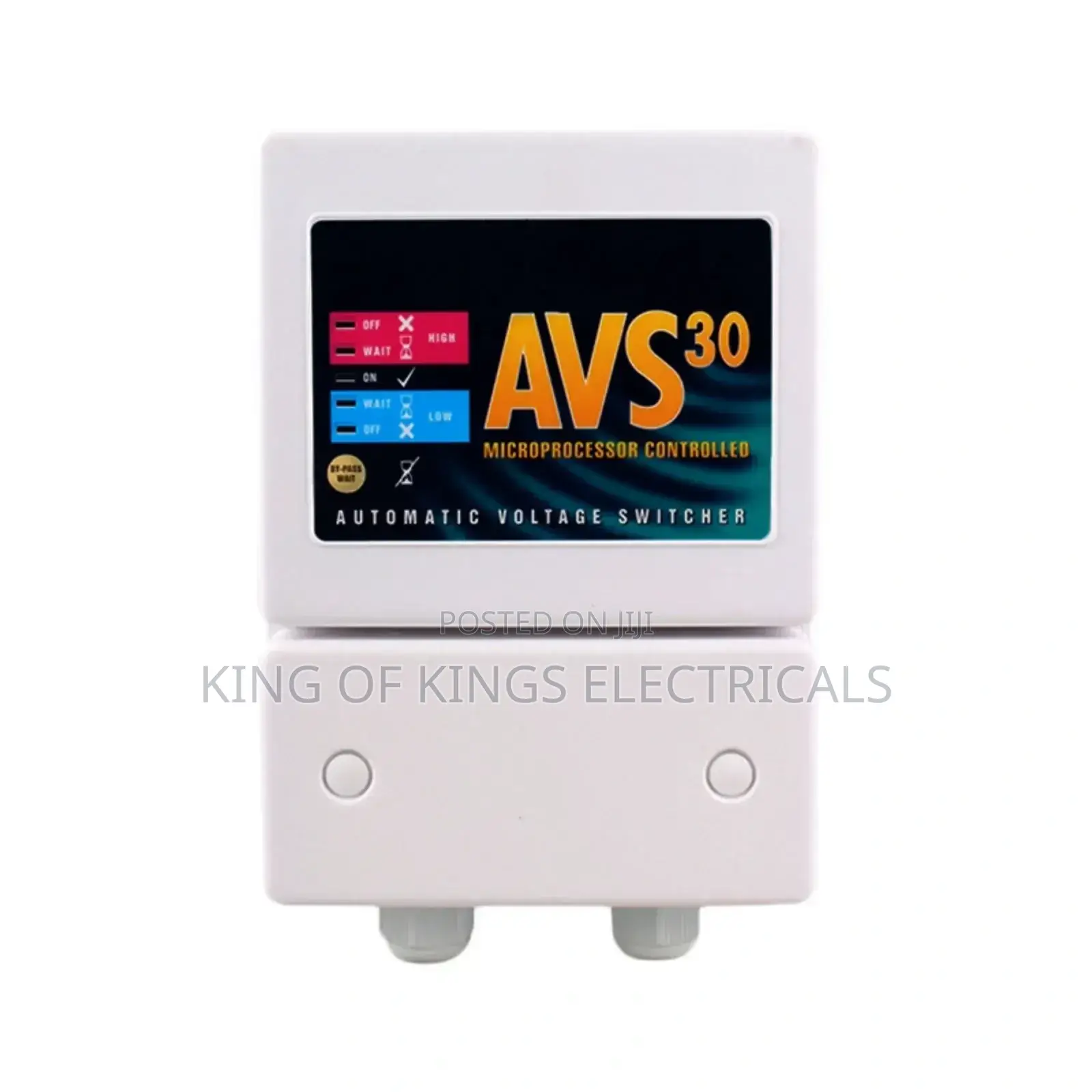 Space Avs30 Automatic Voltage Switcher - White/Black