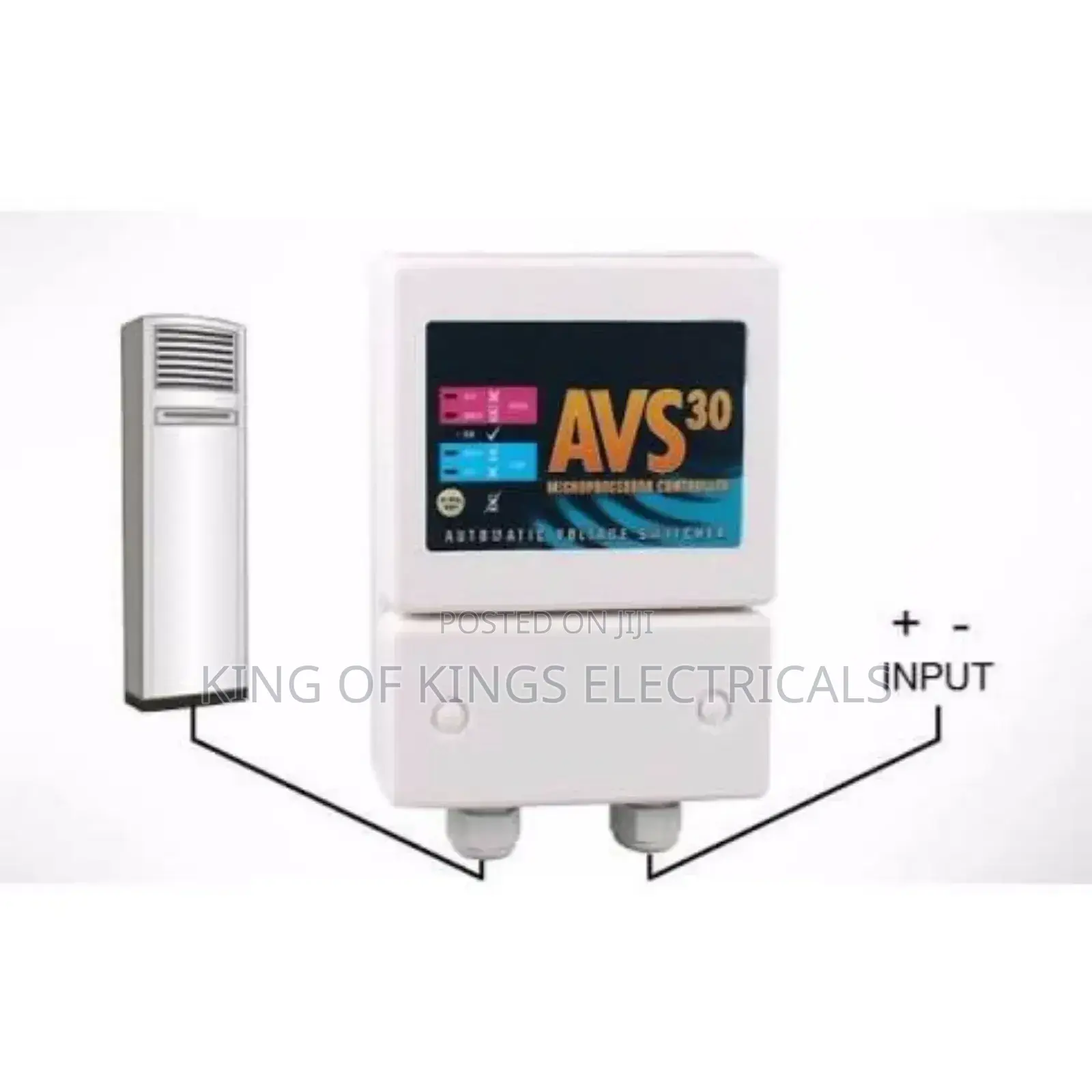 Space Avs30 Automatic Voltage Switcher - White/Black