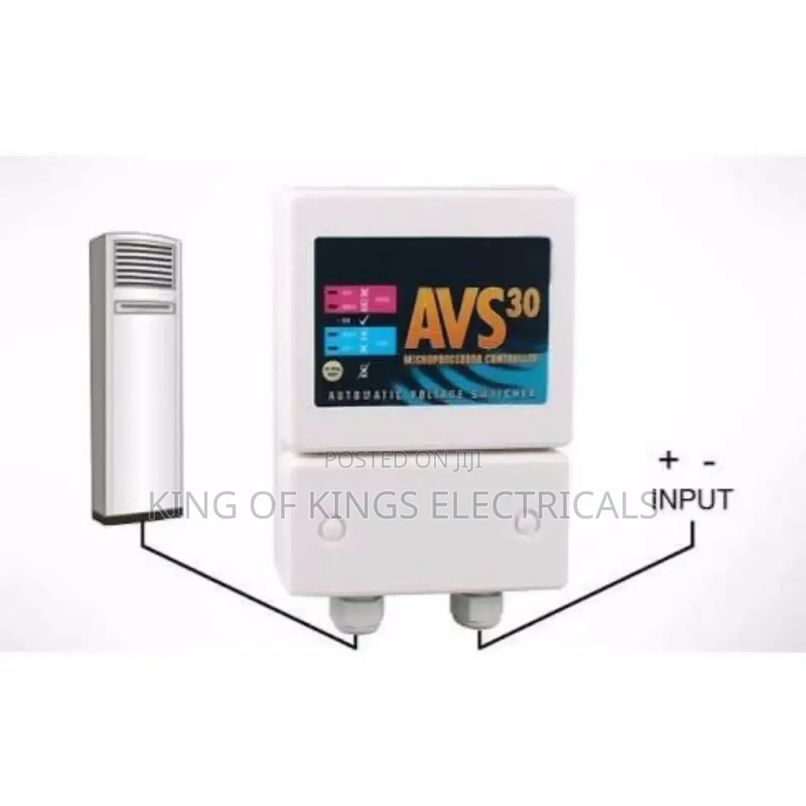 Space Avs30 Automatic Voltage Switcher - White/Black