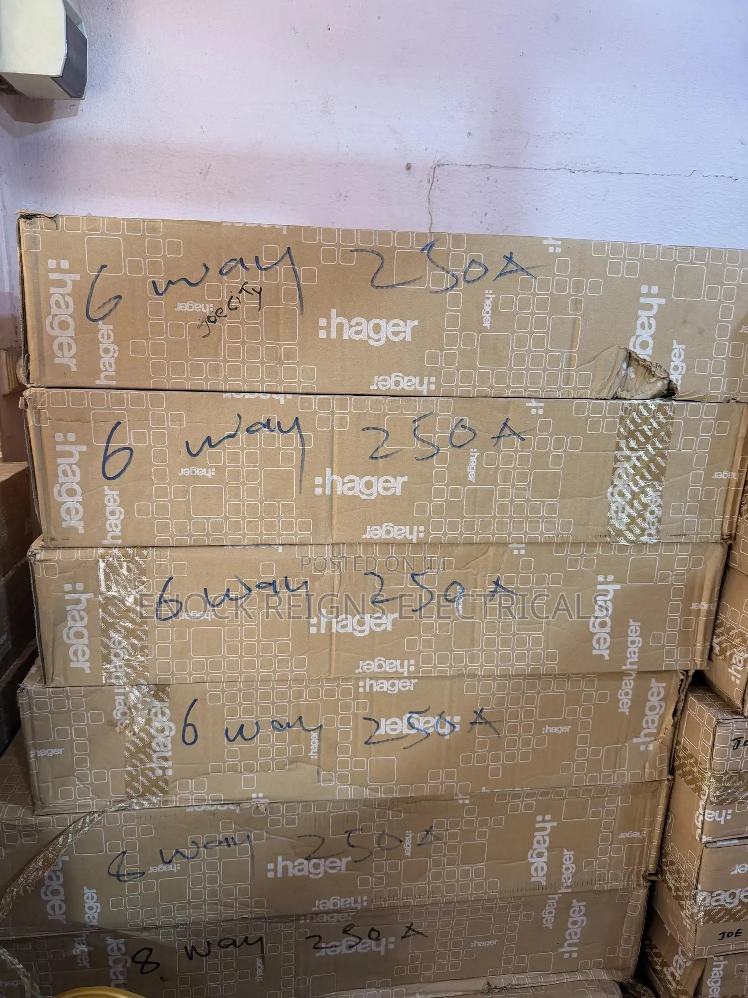 6way Hager Panel Board 250amps
