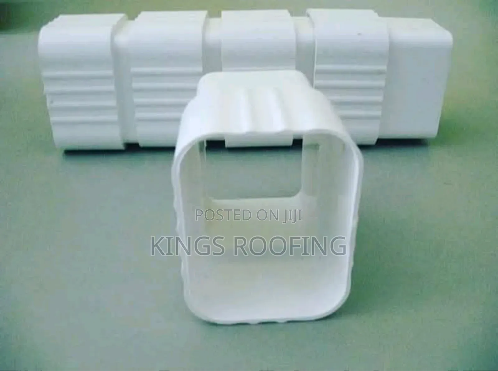 Pvc Plastic Rain Gutter Down Pipe, Clip Accessories