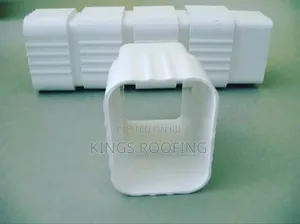 Pvc Plastic Rain Gutter Down Pipe, Clip Accessories