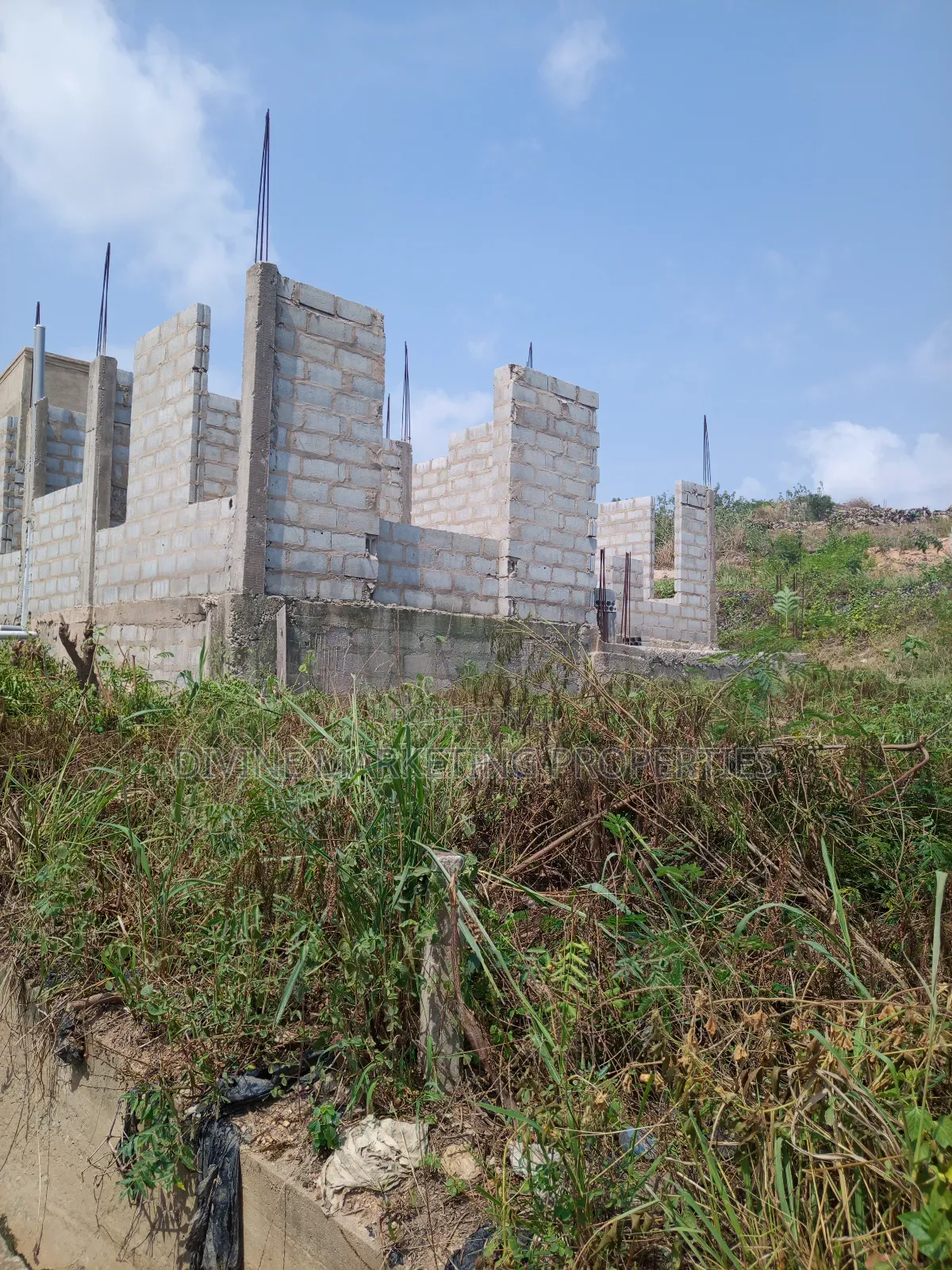 Uncompleted 5brm Storey House at Gbawe Accra