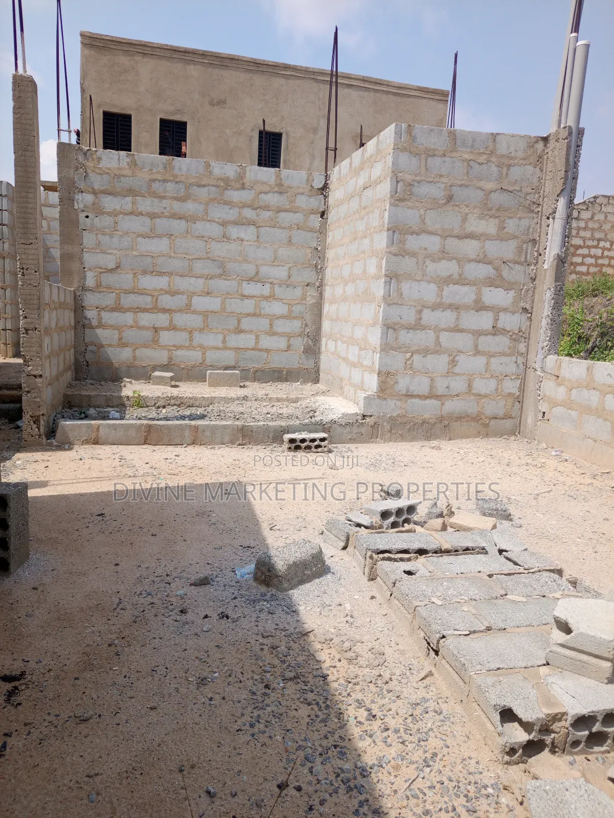 Uncompleted 5brm Storey House at Gbawe Accra