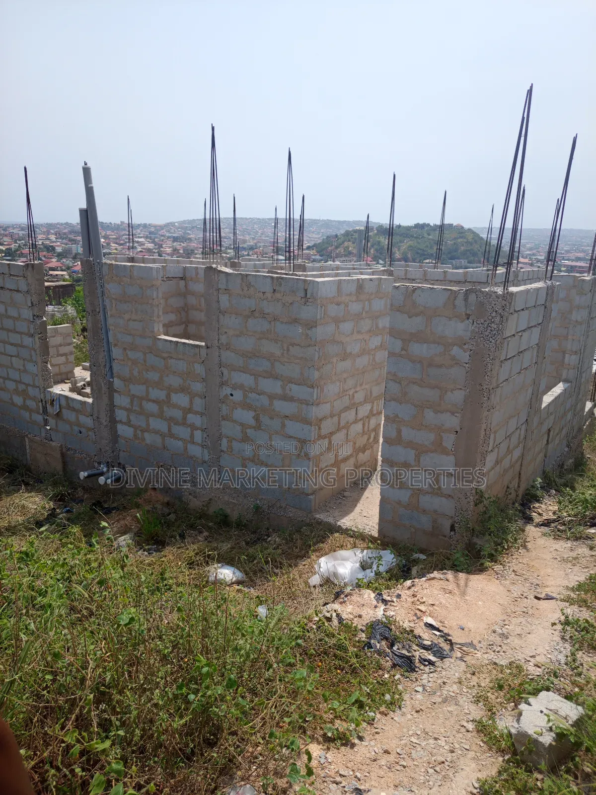 Uncompleted 5brm Storey House at Gbawe Accra