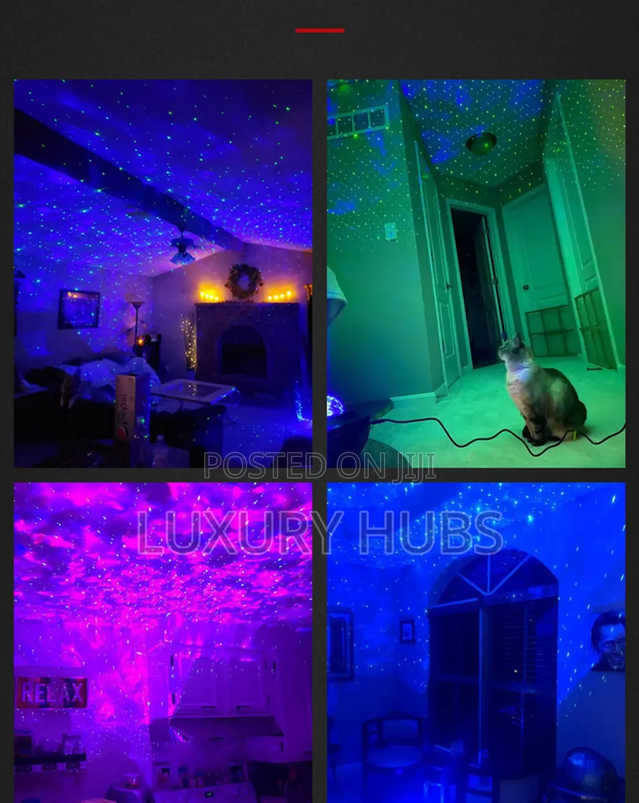Rgb Led Projection Light With Remote Control