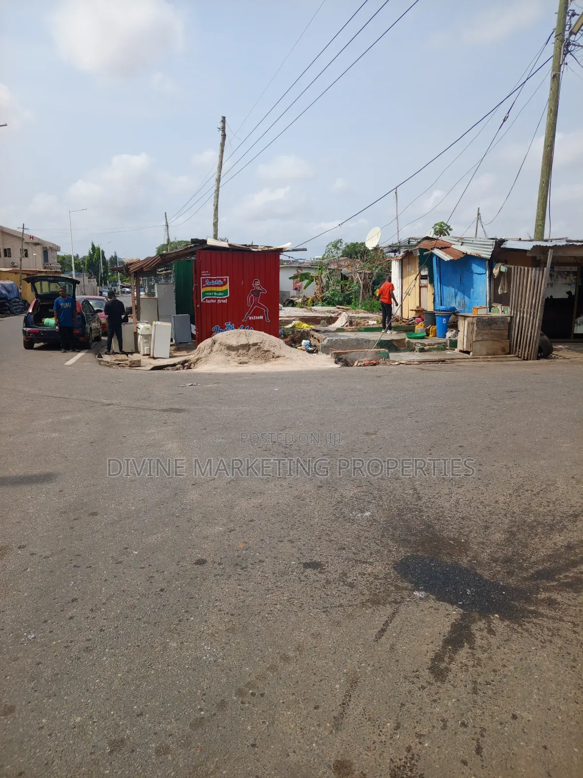Main Road Almost Half Plot at Anyaa, Accra
