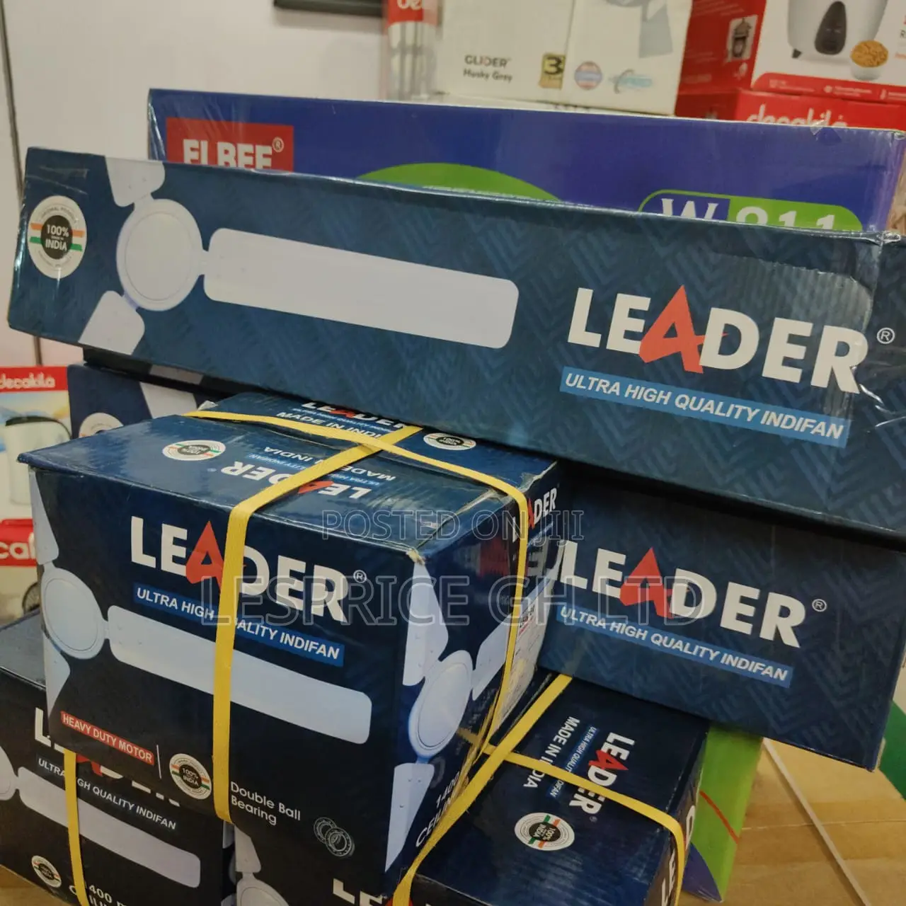 Long Blade Leader Ceiling Fan