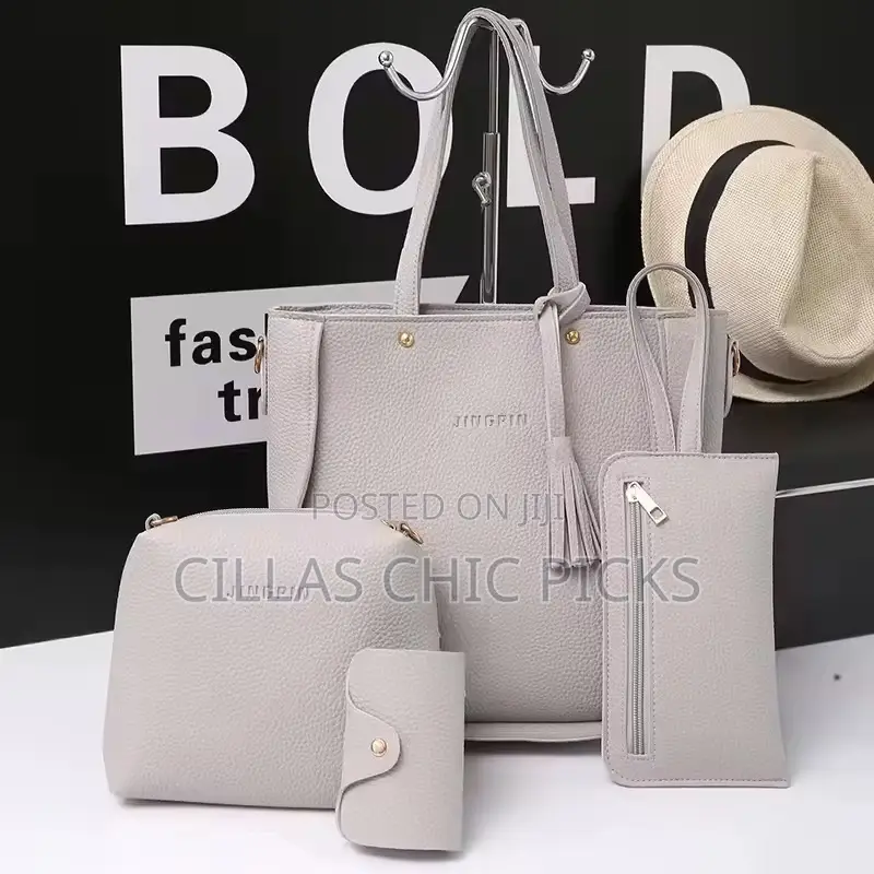 Best-selling Trend Lychee Cross Messenger Mother Bag 4-piece Set