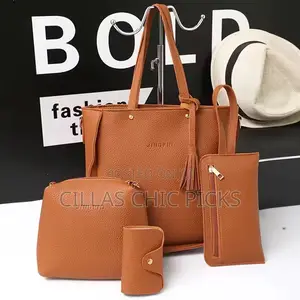 Best-selling Trend Lychee Cross Messenger Mother Bag 4-piece Set