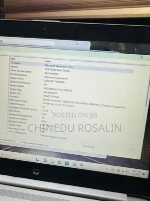 Laptop HP EliteBook 1040 G3 16GB Intel Core I7 SSD 256GB