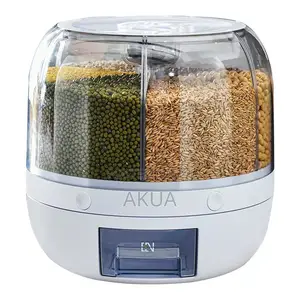 Rotating Grain Storage Can