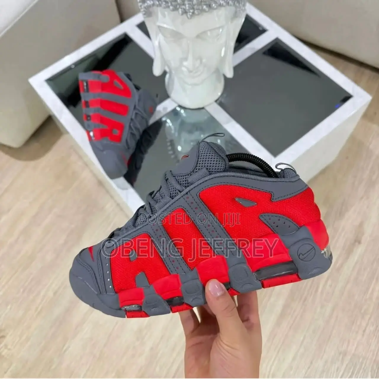 Original Nike Air Uptempo Gray/ Red