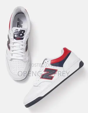 Original New Balance Bb480 White/Red