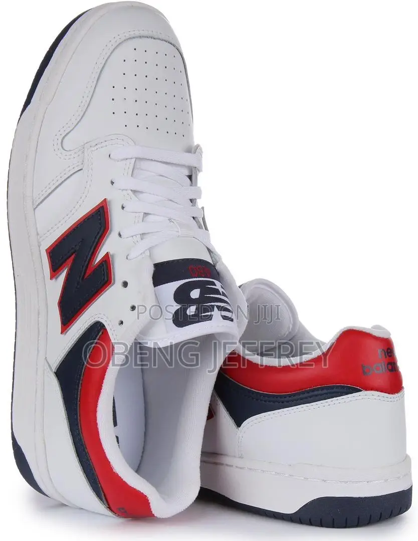 Original New Balance Bb480 White/Red