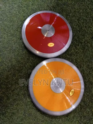Red and Orange Pair of Discus