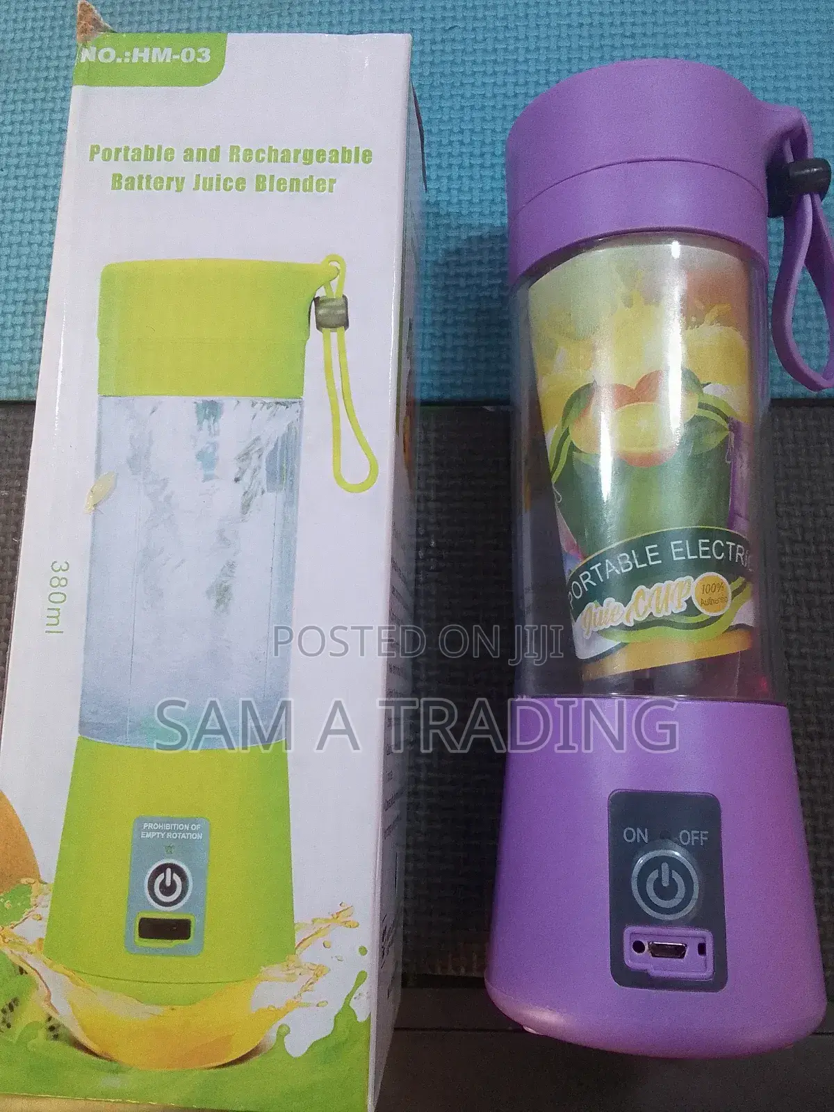 Portable and Rechargeable Battery Juice Blender