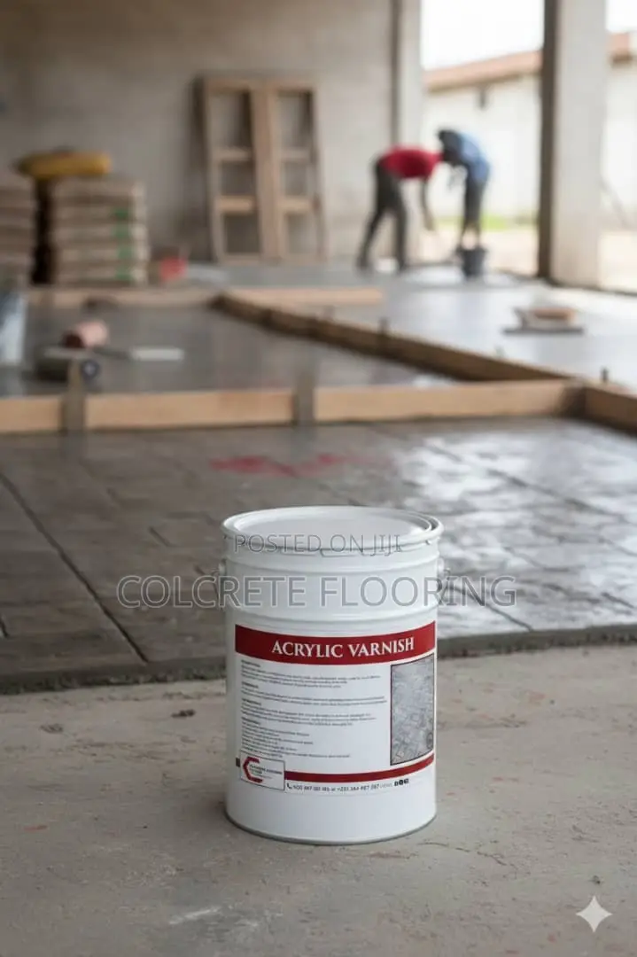 Stamped Concrete Polish Varnish Sealer
