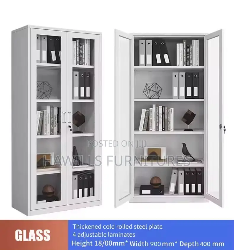 Full Glass Fire Resistant Filling Cabinet