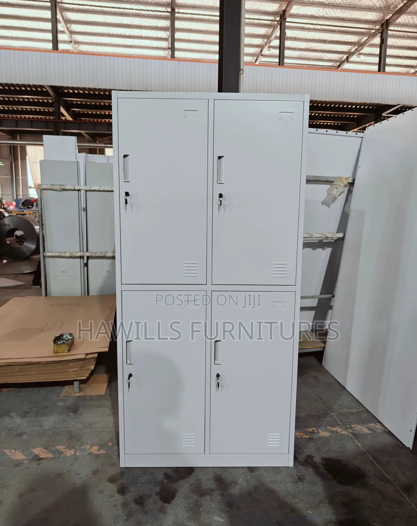 Metal Cabinet Suitable For Gym, School Or Office Storage.