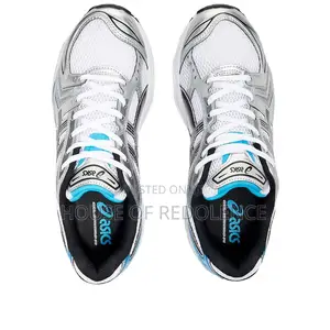 Asics Gel-kayano 14 White Aizuri Blue Sneakers
