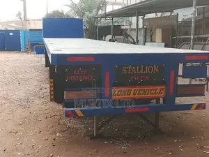 3 Axles 40 Feet Flatbed Semi Trailers Selling. Brand New