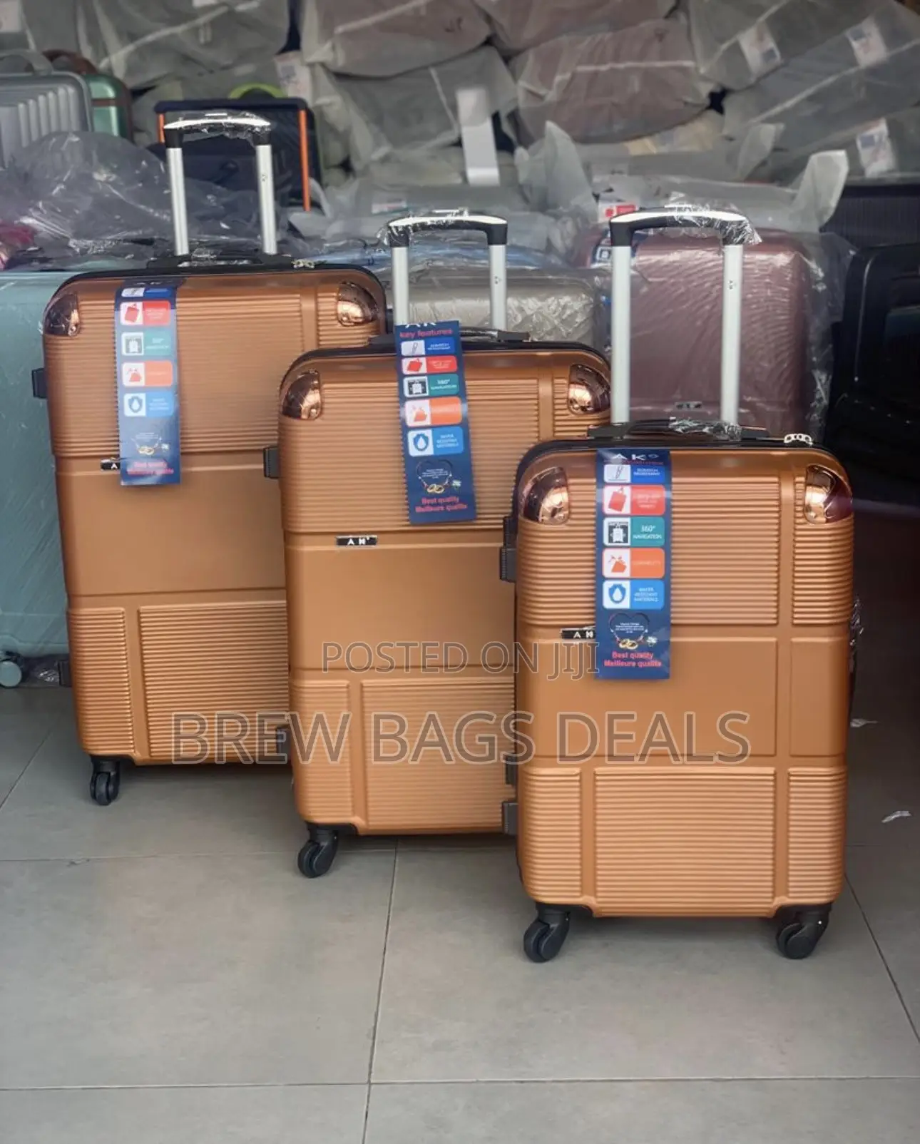 Quality Ak 3set Unbreakable Engagement Traveling Bag.