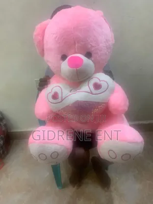 Xl Teddy Pink And White