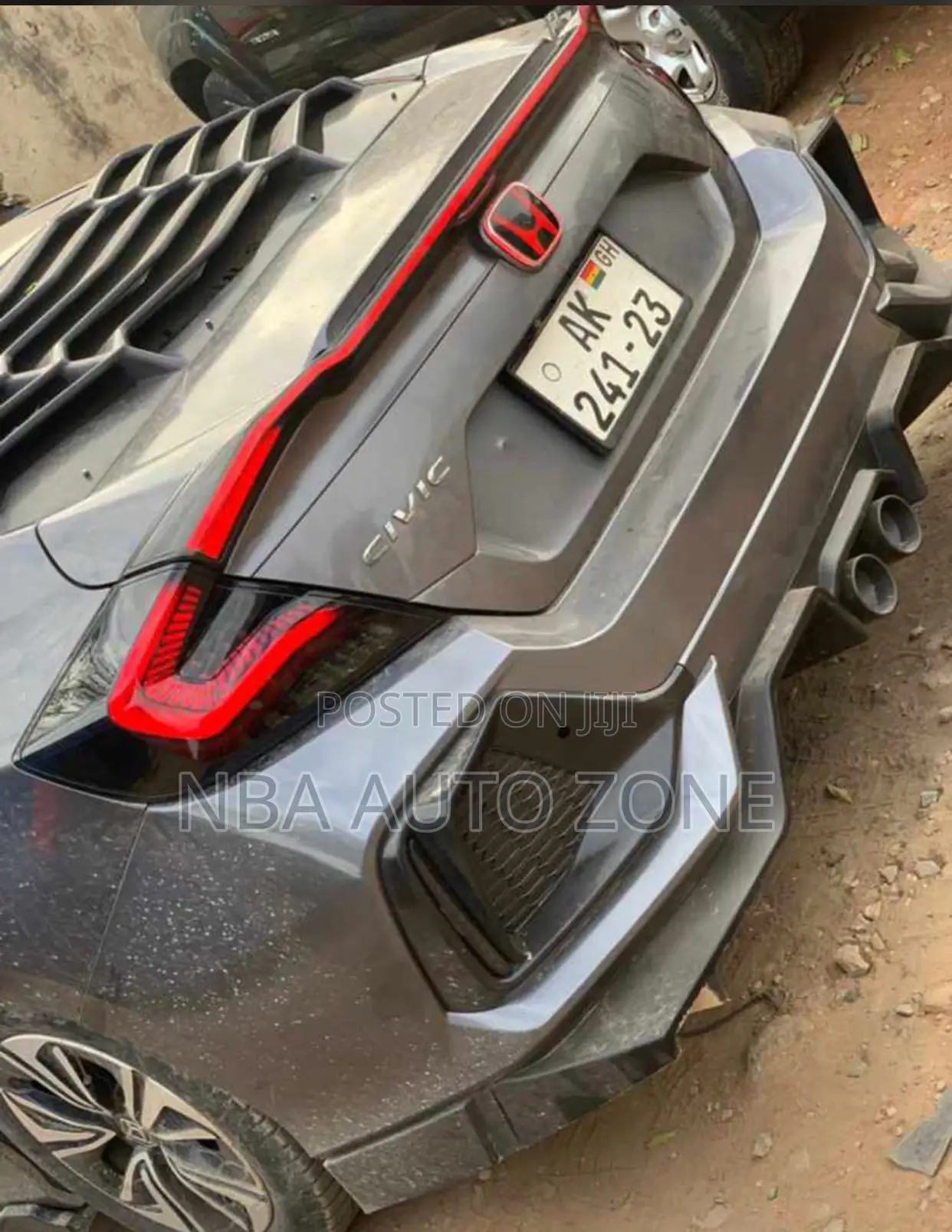 Honda Civic 2016-19 Back Glass Shades