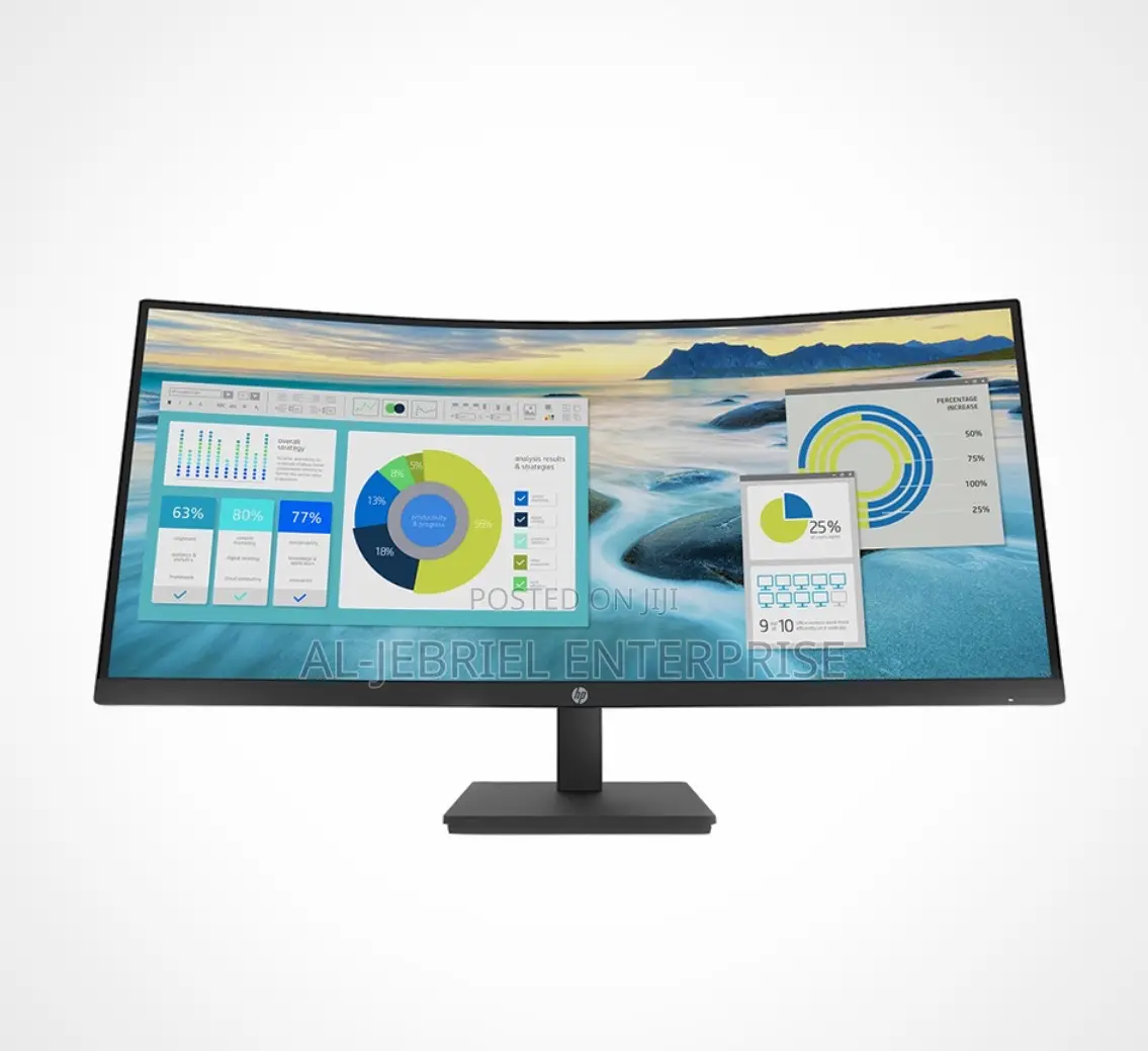 Hp 34” Curved Monitor
