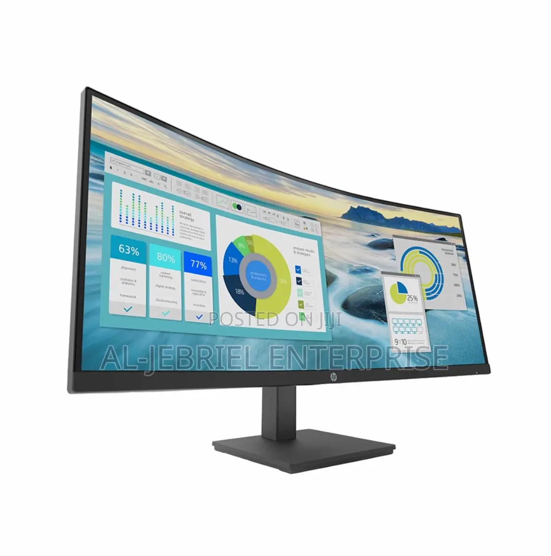 Hp 34” Curved Monitor