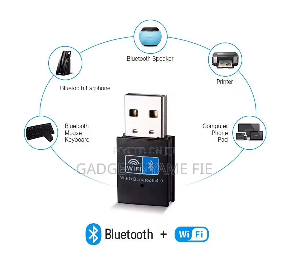 Bluetooth 4.0 + Wi-Fi Adpater / Dongle