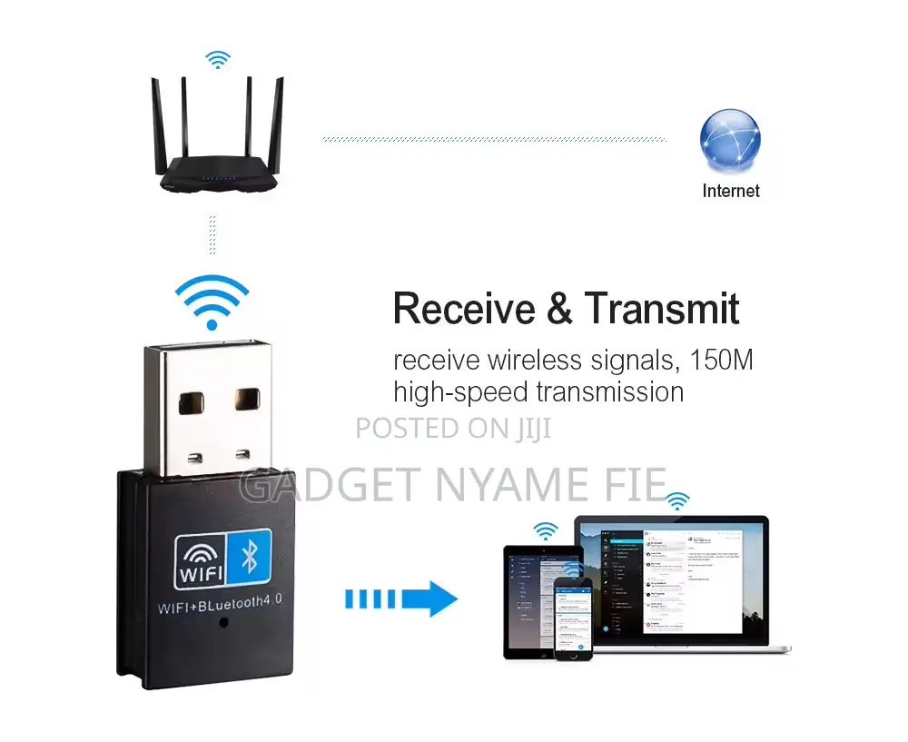 Bluetooth 4.0 + Wi-Fi Adpater / Dongle