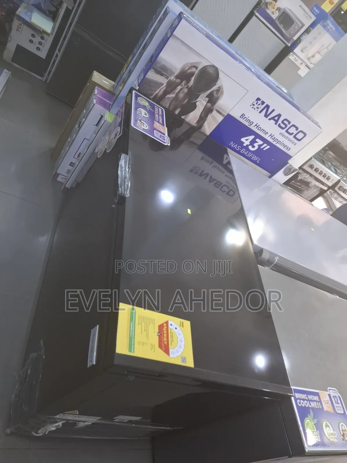 Nasco 400 Litres Chest Freezer Black Colour Available for Sale