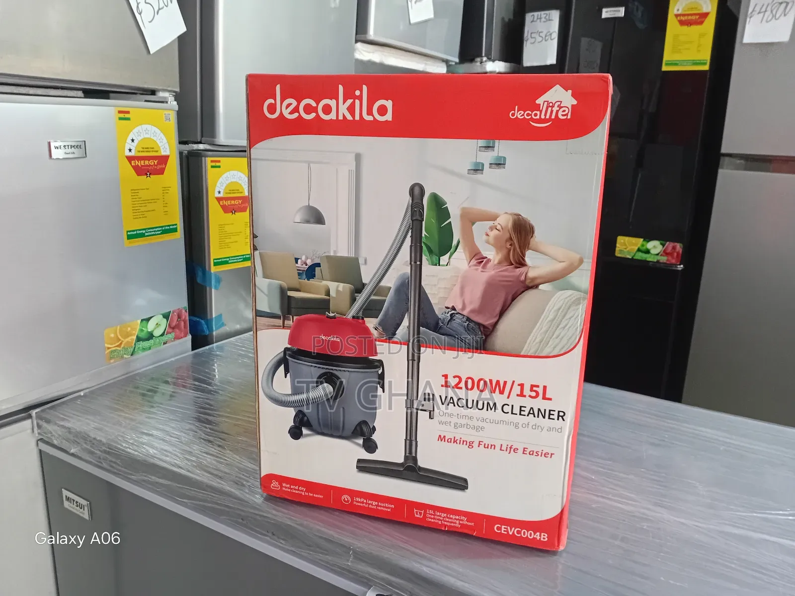 Deckila 1200w 15l Compact Powerful Vacuum Cleaner 1200w 15l
