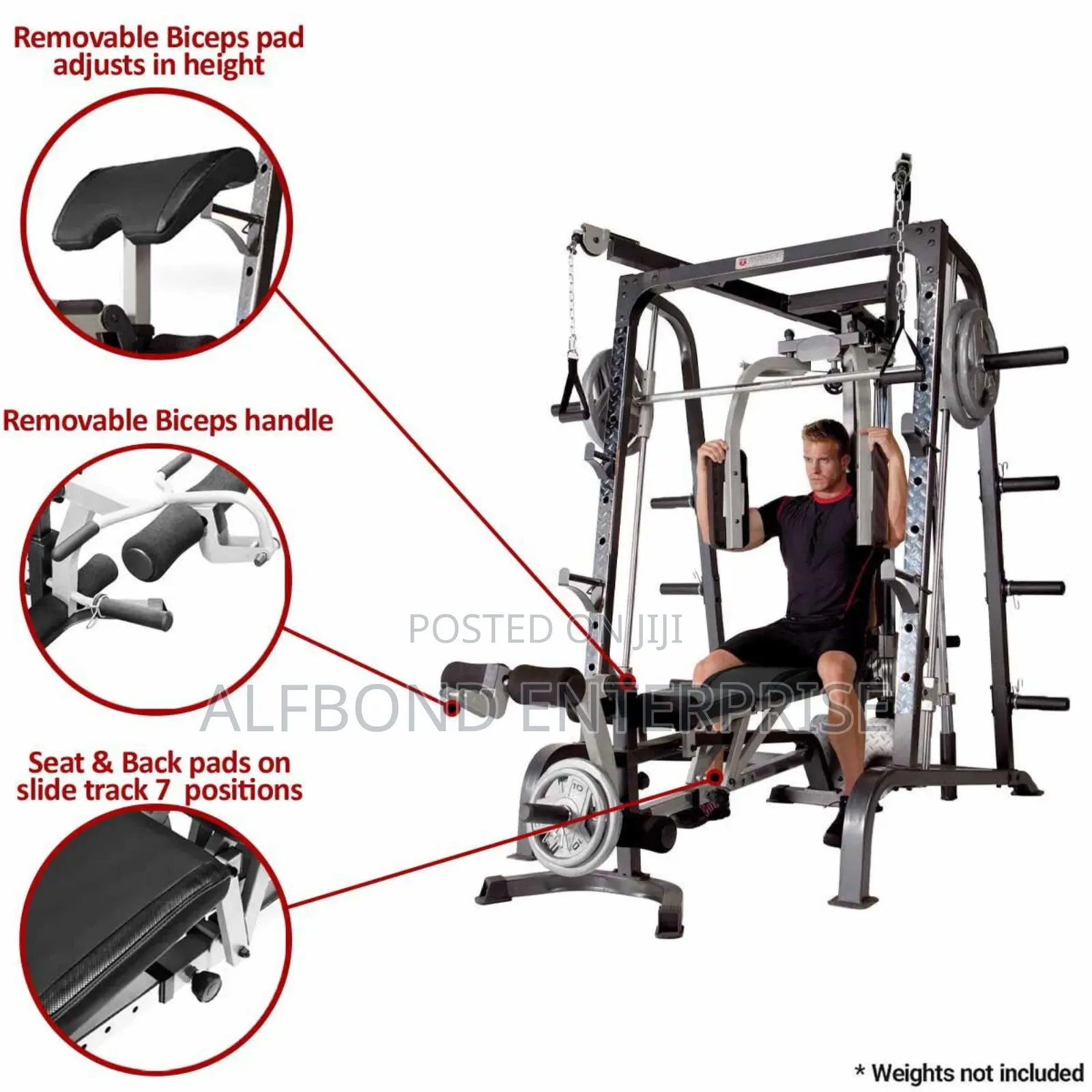 Marcy Smith Cage Commercial Multifunctional Gym Station